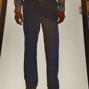 Haggar Flat Front Pants, Dark Blue, Size 34 X29.